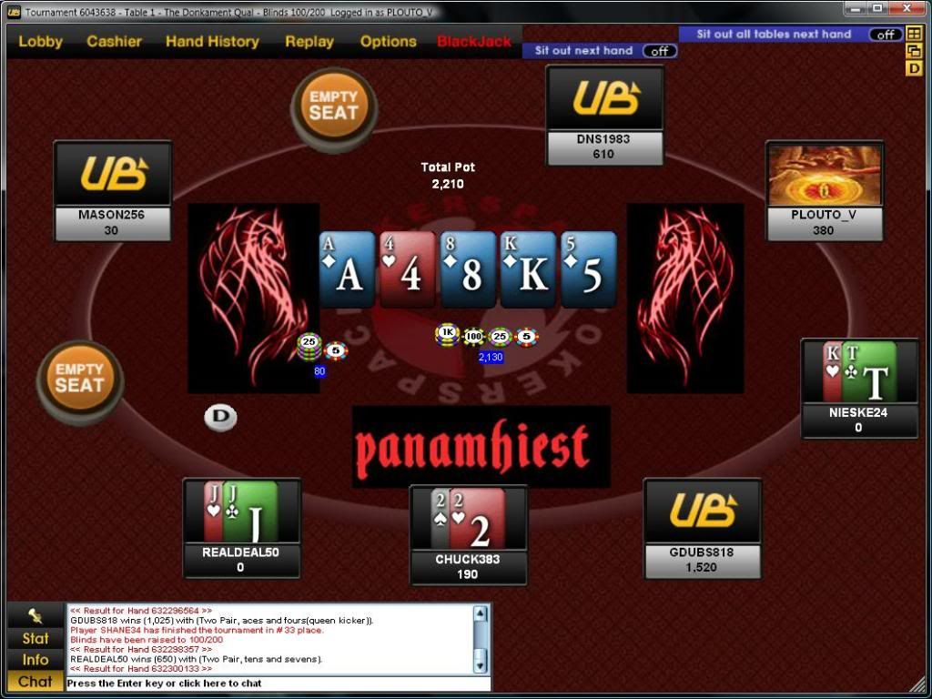 Absolute poker update