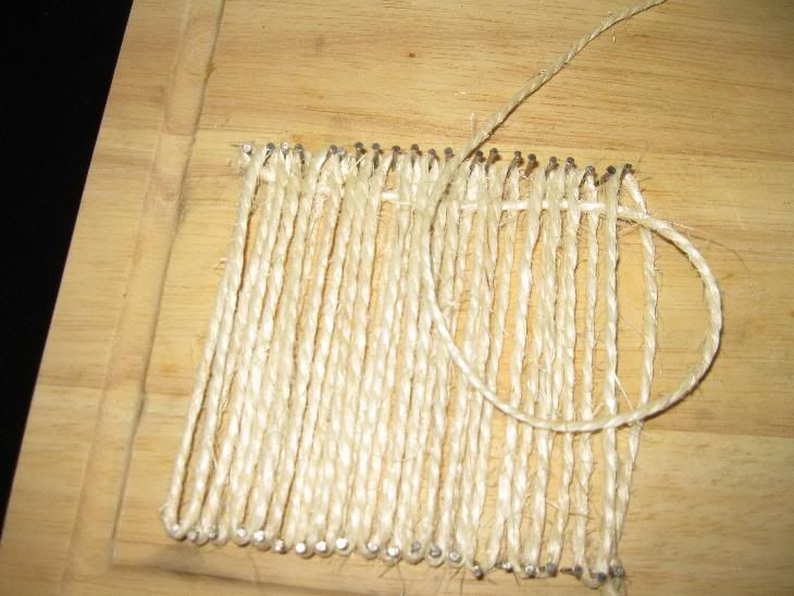 DIY Sisal rope hammock! (note many pics) Hamster Central