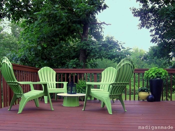 Update Your Outdoor Space On The Cheap With Bright Apple Green