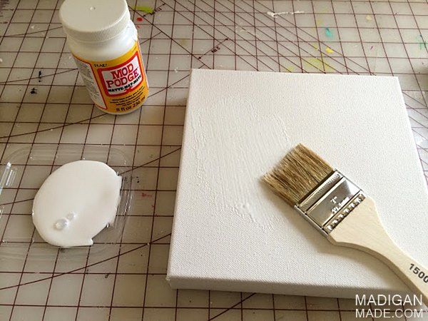 How to make DIY wall art with vintage fabric