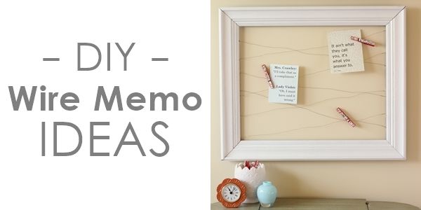 Simple DIY Memo Board Ideas - Rosyscription