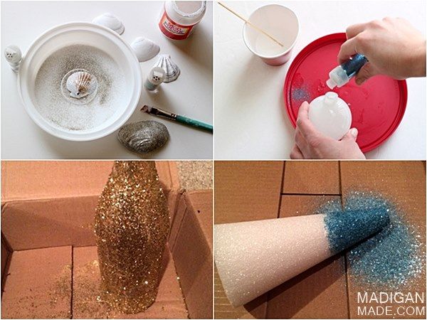  sådan indeholder glitter mens crafting at minimere rod. Gode tip!