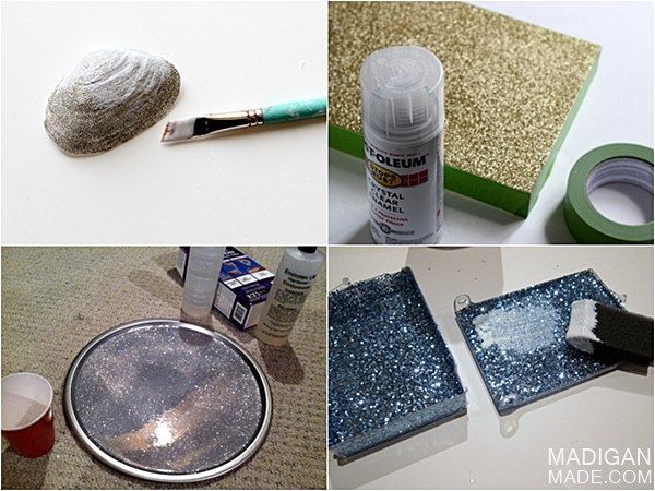 How best to seal glitter so it does not shed. 