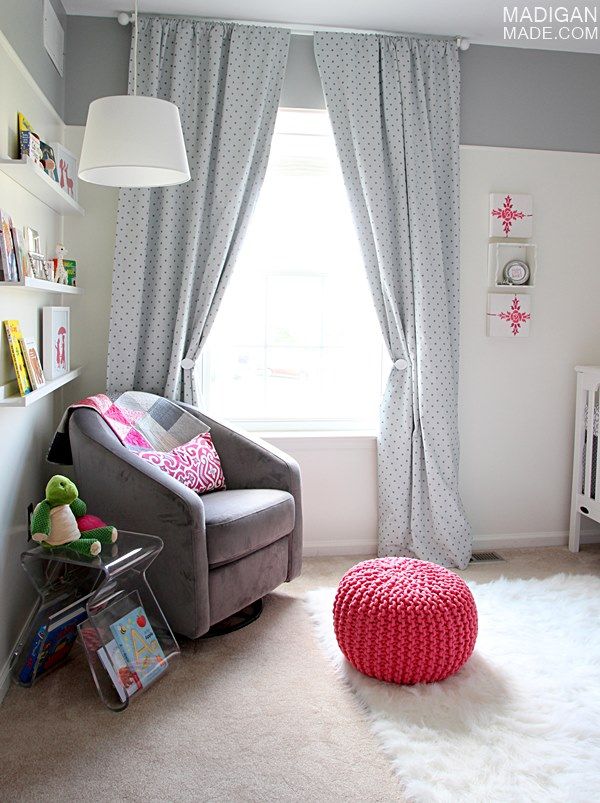 pink and gray nursery decor ideas