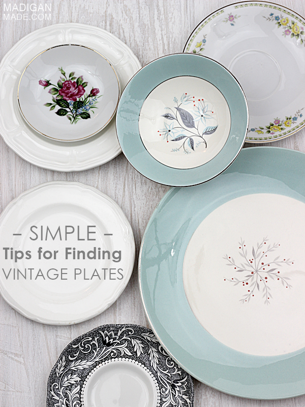 Simple and practical tips for finding (and using) vintage plates