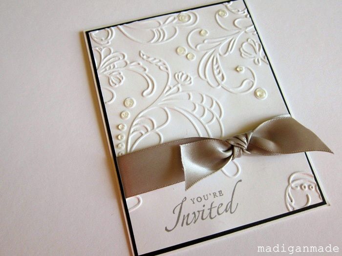 I think it would be gorgeous for a wedding invitation too