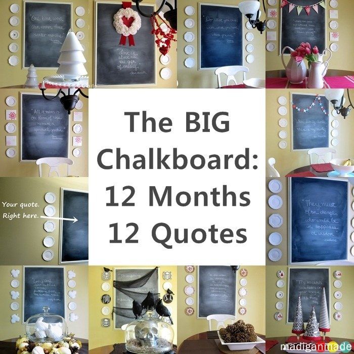 The Ever Changing Seasonal Chalkboard: 2011 Recap ~ Madigan Made ...
