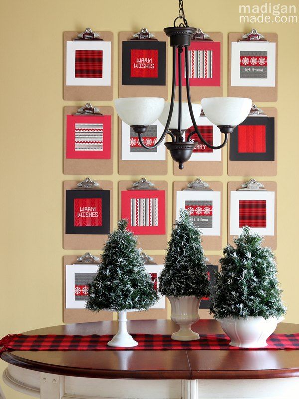 My Ski Chalet Inspired Holiday Decor ~ Madigan Made { simple DIY ideas