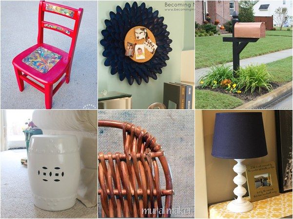 Simple Spray Painting Ideas for Your Home Decor ~ Madigan Made 