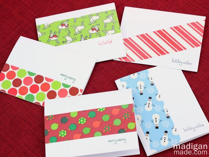 Duck tape handmade cards