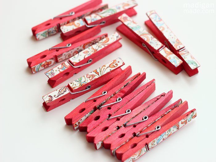 how to dye and decorate clothespins