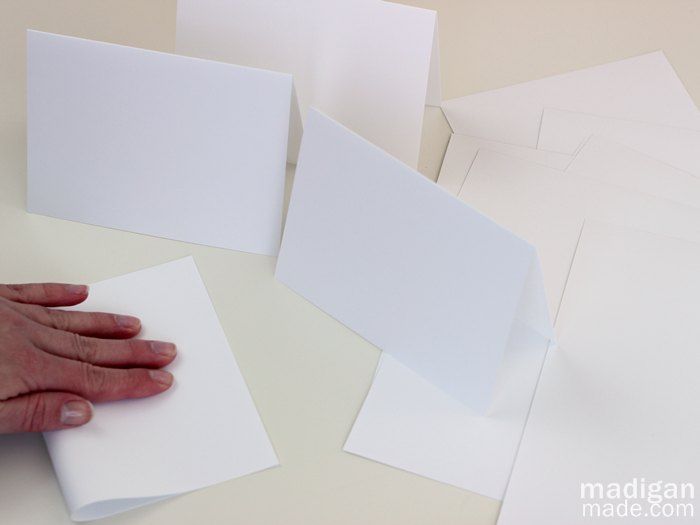 fold your handmade cards