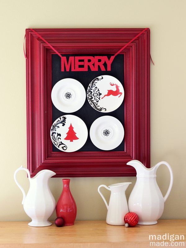 Christmas kitchen decor - part of the holiday home tour at madiganmade.com