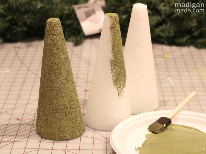 How to Make a Frosted Christmas Topiary Centerpiece