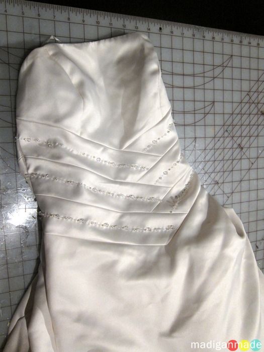 sewing a wedding dress