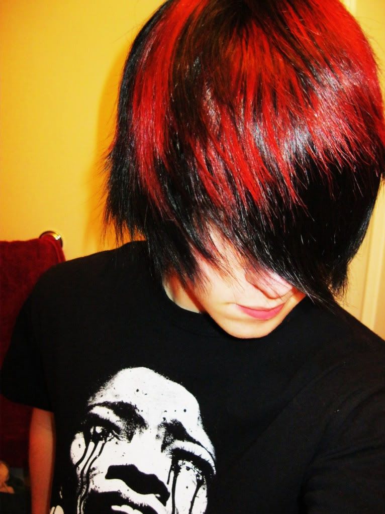 Red Hair Emo Boy. oys,emo hair,emo,jessie