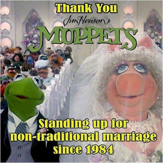 Thank you, Muppets