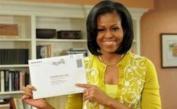 Michelle Obama Early Voting