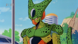 At last, the face of villiany: Norio Waka---er, I mean, Cell!