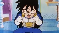 After this, Gohan just took a stool softener. 