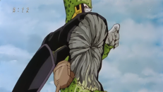Suddenly, Cell's not half the man he used to be... or he is... I guess... 