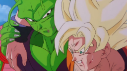 Goku thinks, "Heh. I totally AM a great father!"