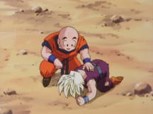 "That's okay, Gohan. We all let our fathers die needlessly. Oh, well, not me, I loved my father, but hey, that's me."