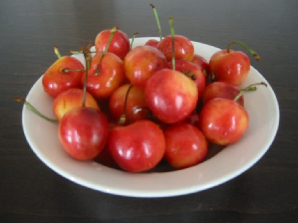 Rainier cherries