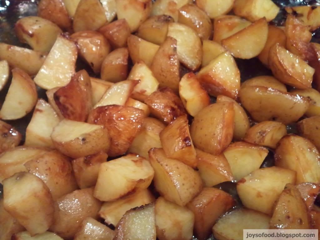 spicy honey roasted potatoes