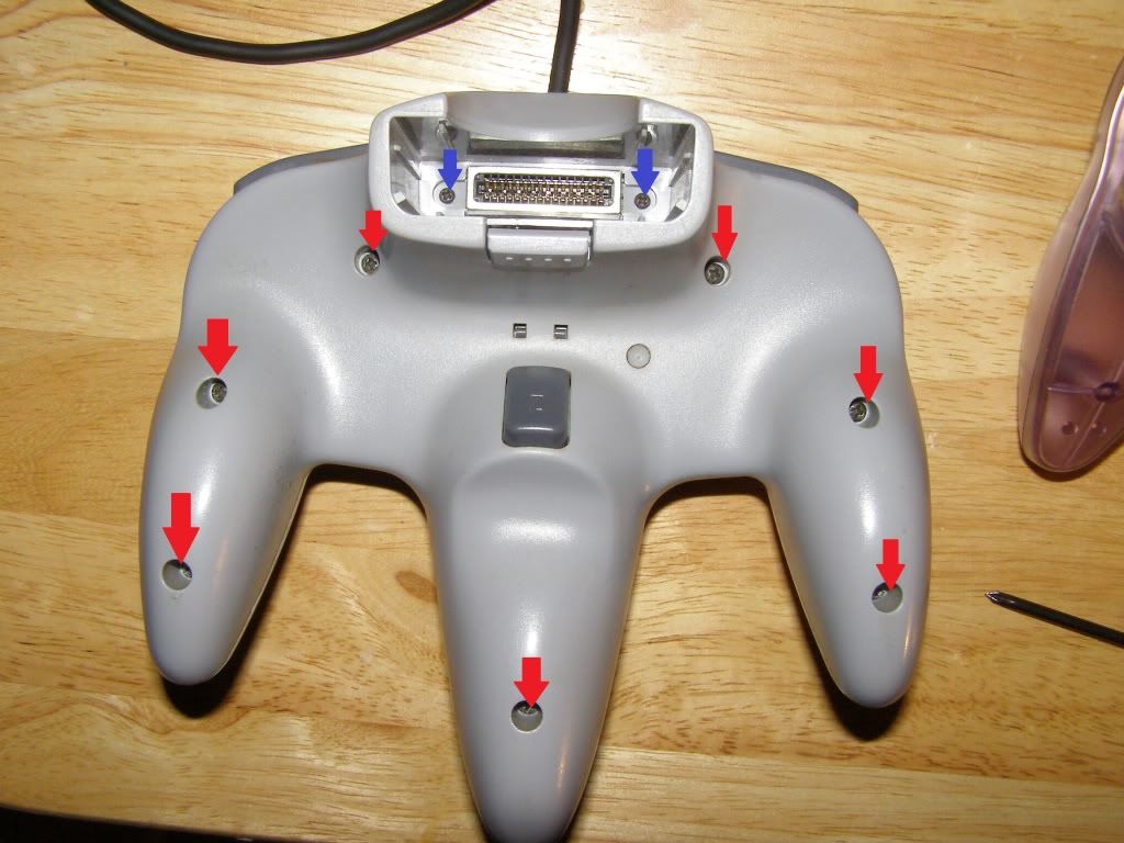 n64 controller back