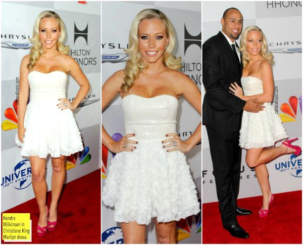 Reality TV star and former Playboy starlet Kendra Wilkinson pose in a 