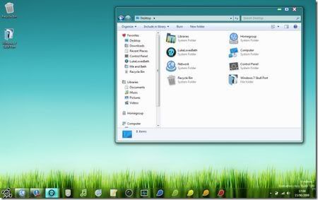 Windows 7 Skull Visual Style by TheDarkenedPoet 26 Temas para  Windows 7