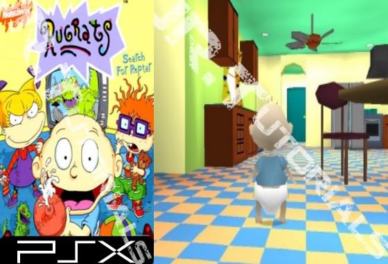 Rugrats Search For Reptar - FREE NDS PSP PSX EBOOTS EMULATORS