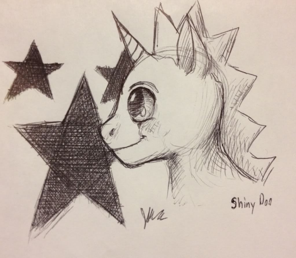 Doodle of Shiny Doo.