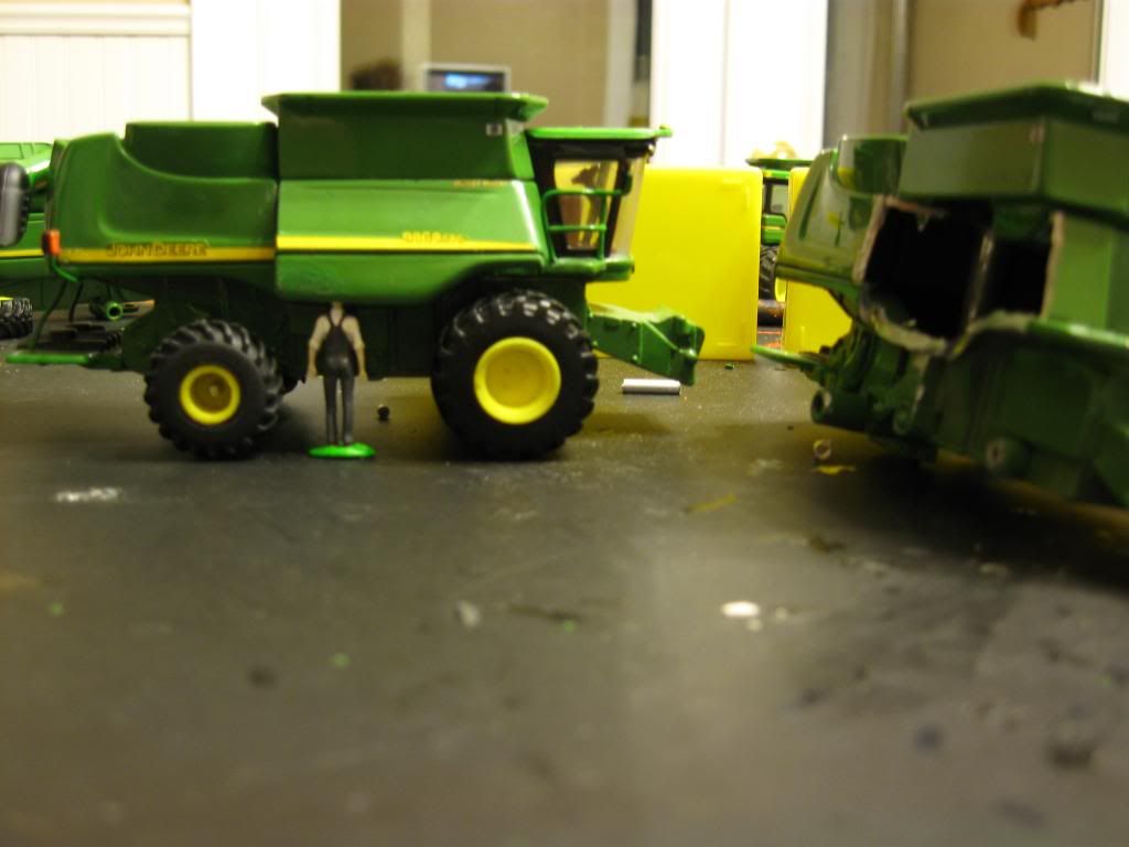 2007 john deere 9860 sts combine toy