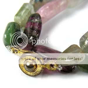 Beautiful 100% Natural Fancy Color Tourmaline Necklace  