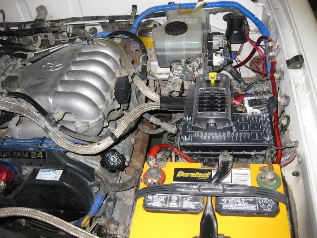 ... sheet to the factory fuse box cover. That way I can simply remove the four wing nuts and pull the entire Lexan sheet off and move it out of the way.