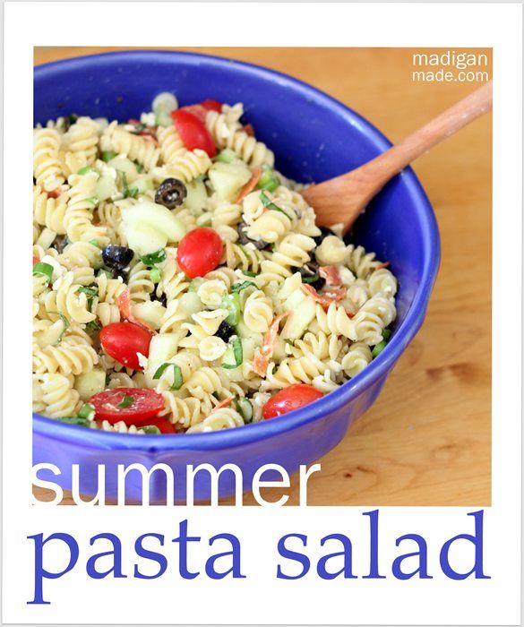 summer pasta salad recipe