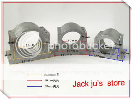 100mm diameter mount bracket Clamp for spindle motor C1e  