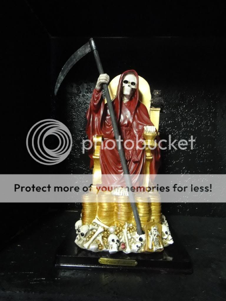 Santa Muerte statue Roja 11 Holy death red (figurine)  