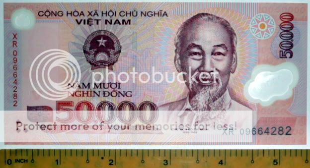   119 50,000 50000 50.000 dong issue 2009 Polymer UNC  