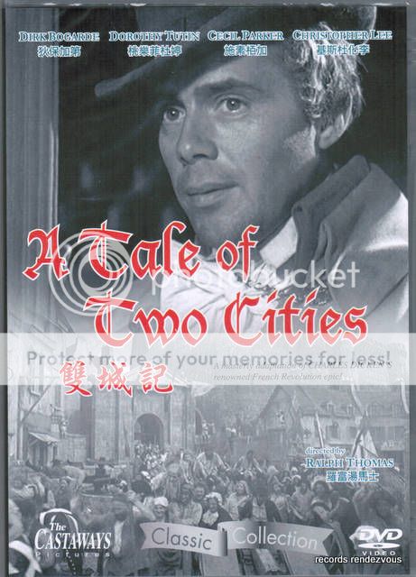  Two Cities DVD R0 Dirk Bogarde Dorothy Tutin Paul Guers Ralph Thomas