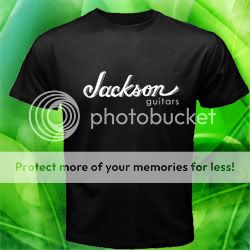 Jackson* Guitar Logo Men T shirt S L M XL XXL XXXL  